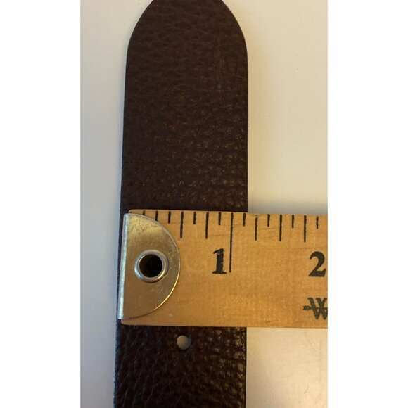 Eddie Bauer Brown Pebbled English Leather Belt Casual Everyday Jeans Sz 42 - Picture 13 of 15